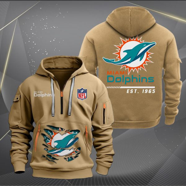 Miami Dolphins Heavy Hoodie AZHEAVYHD054