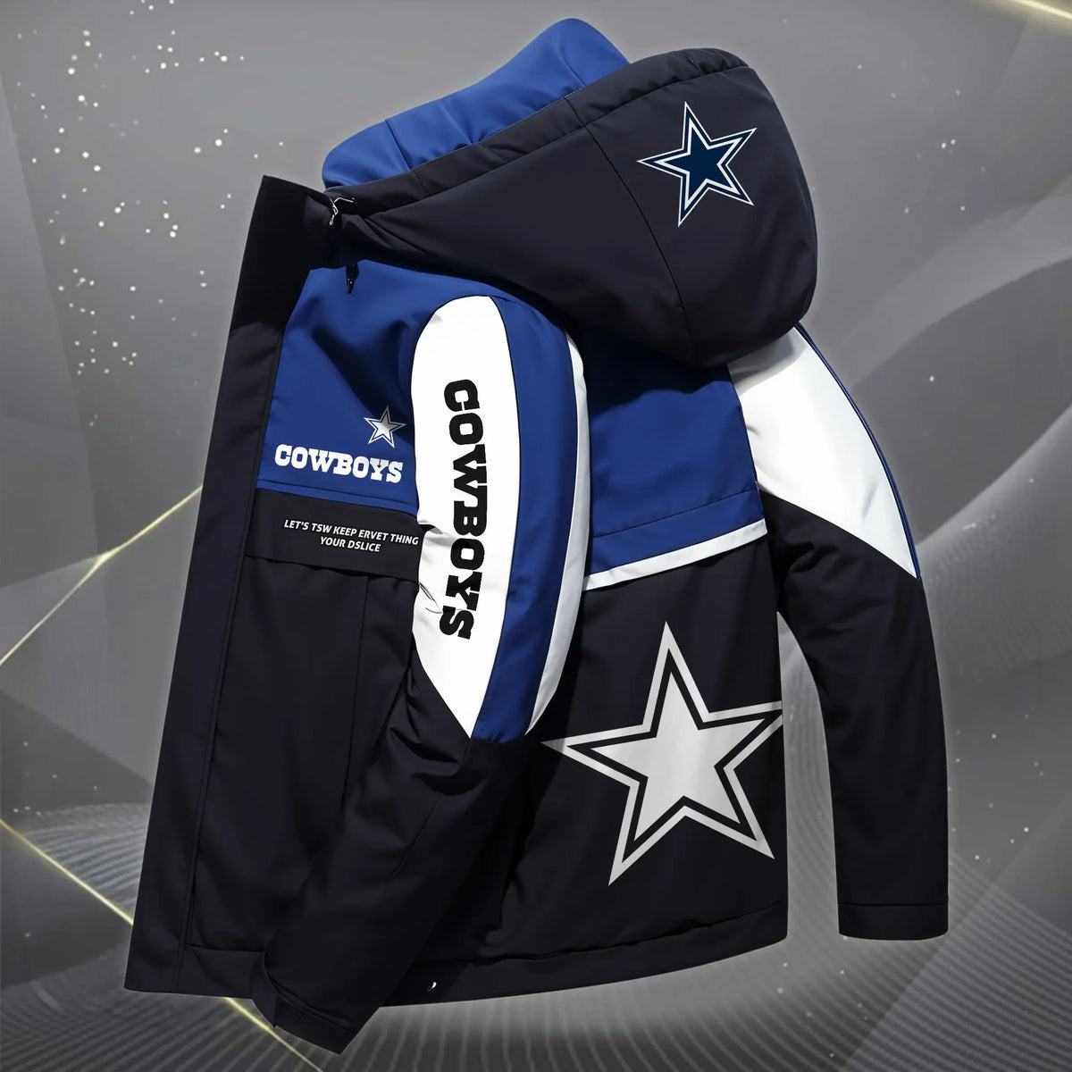Dallas Cowboys Outdoor Windproof Jacket SPTOWPJK009