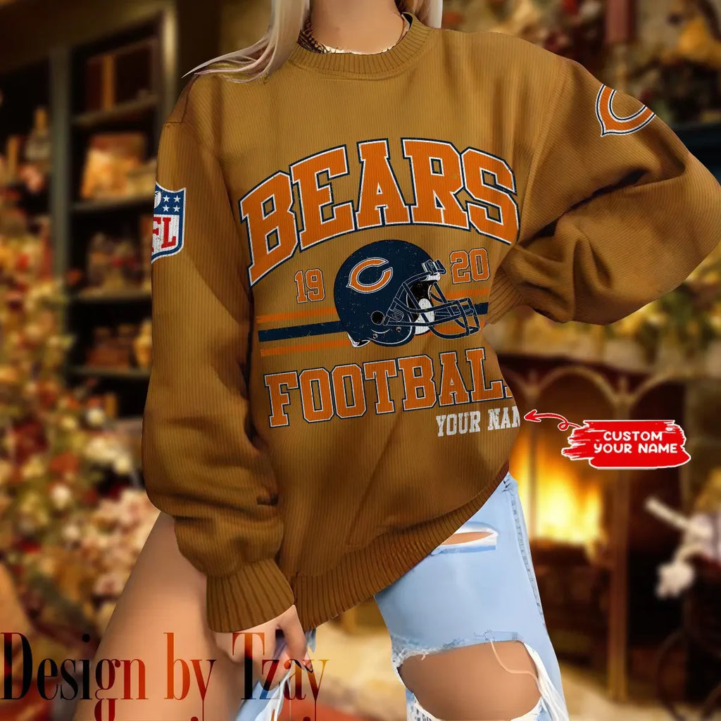 Chicago Bears Personalized Fashion Design New Woolen Sweater  BGSWT306