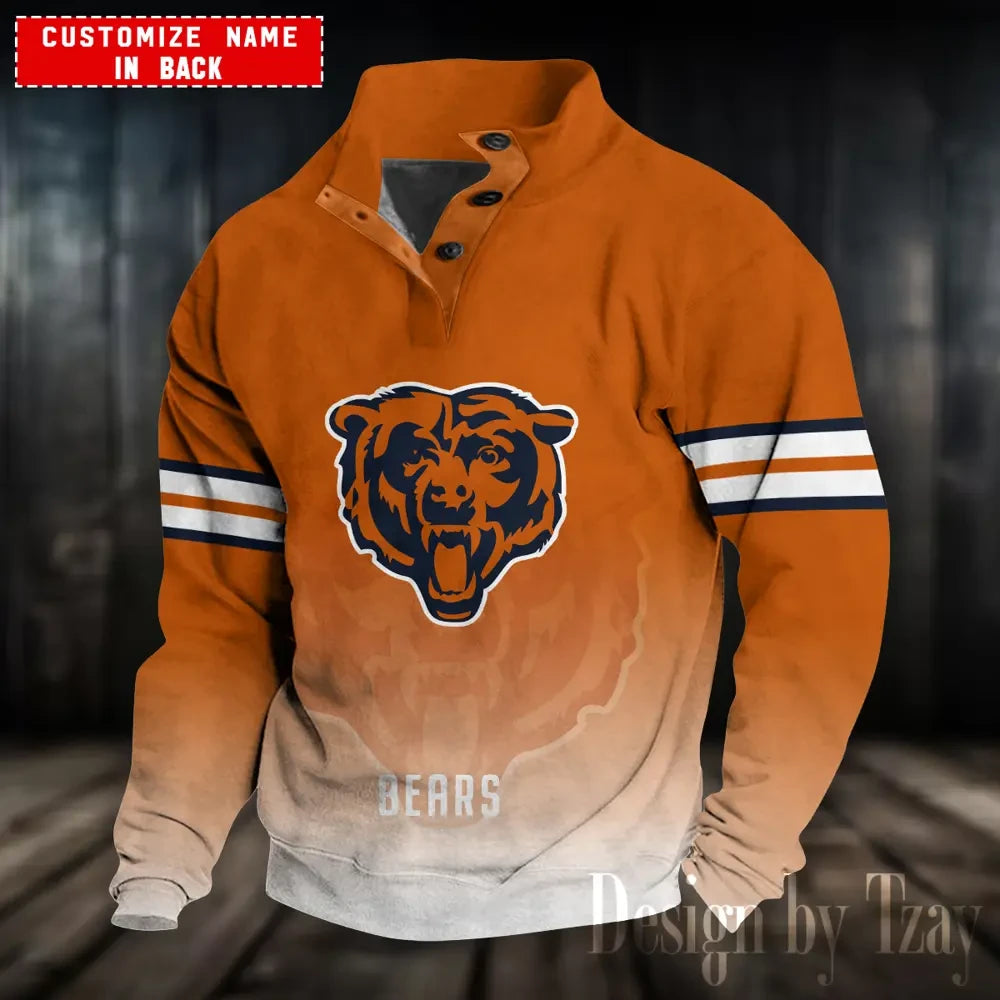 Chicago Bears Sports Print Sweatshirt S9DBSCH852