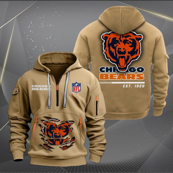 Chicago Bears Heavy Hoodie AZHEAVYHD040