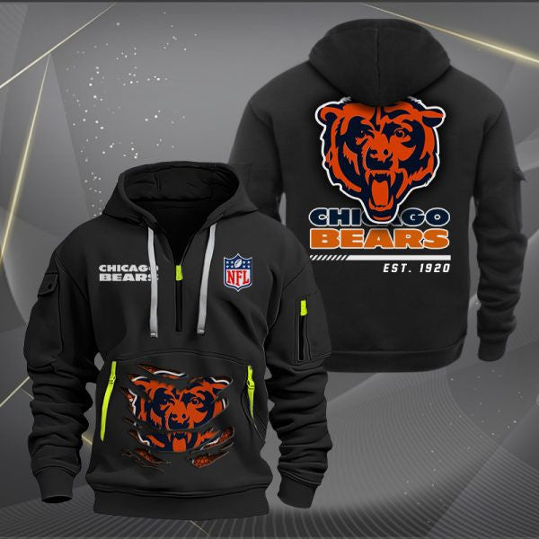 Chicago Bears Heavy Hoodie AZHEAVYHD040