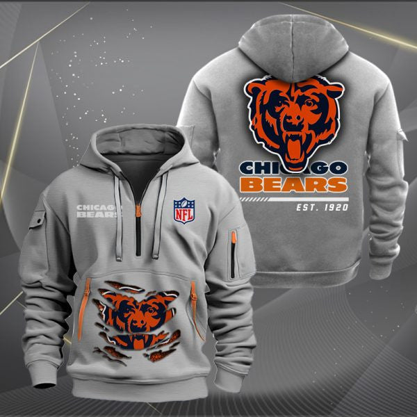 Chicago Bears Heavy Hoodie AZHEAVYHD040