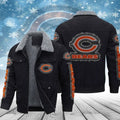 Chicago Bears Men's Thickened Corduroy Jacket ANZVITCJ006