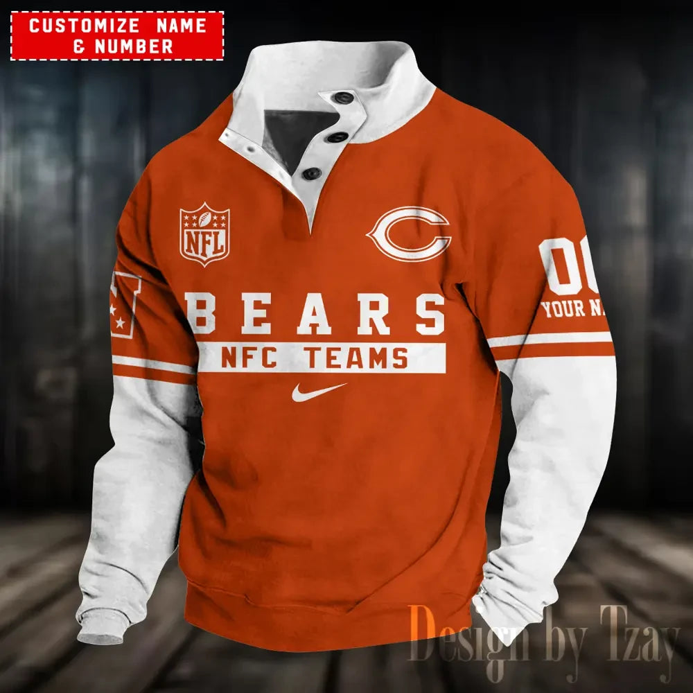 Chicago Bears Sports Print Sweatshirt S9DBSCH814