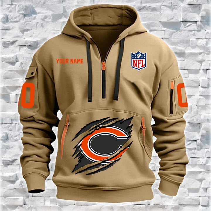 Chicago Bears Heavy Hoodie AZHEAVYHD026