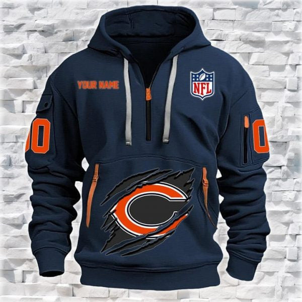 Chicago Bears Heavy Hoodie AZHEAVYHD026