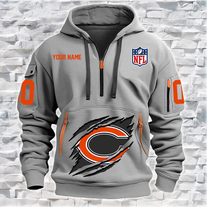 Chicago Bears Heavy Hoodie AZHEAVYHD026