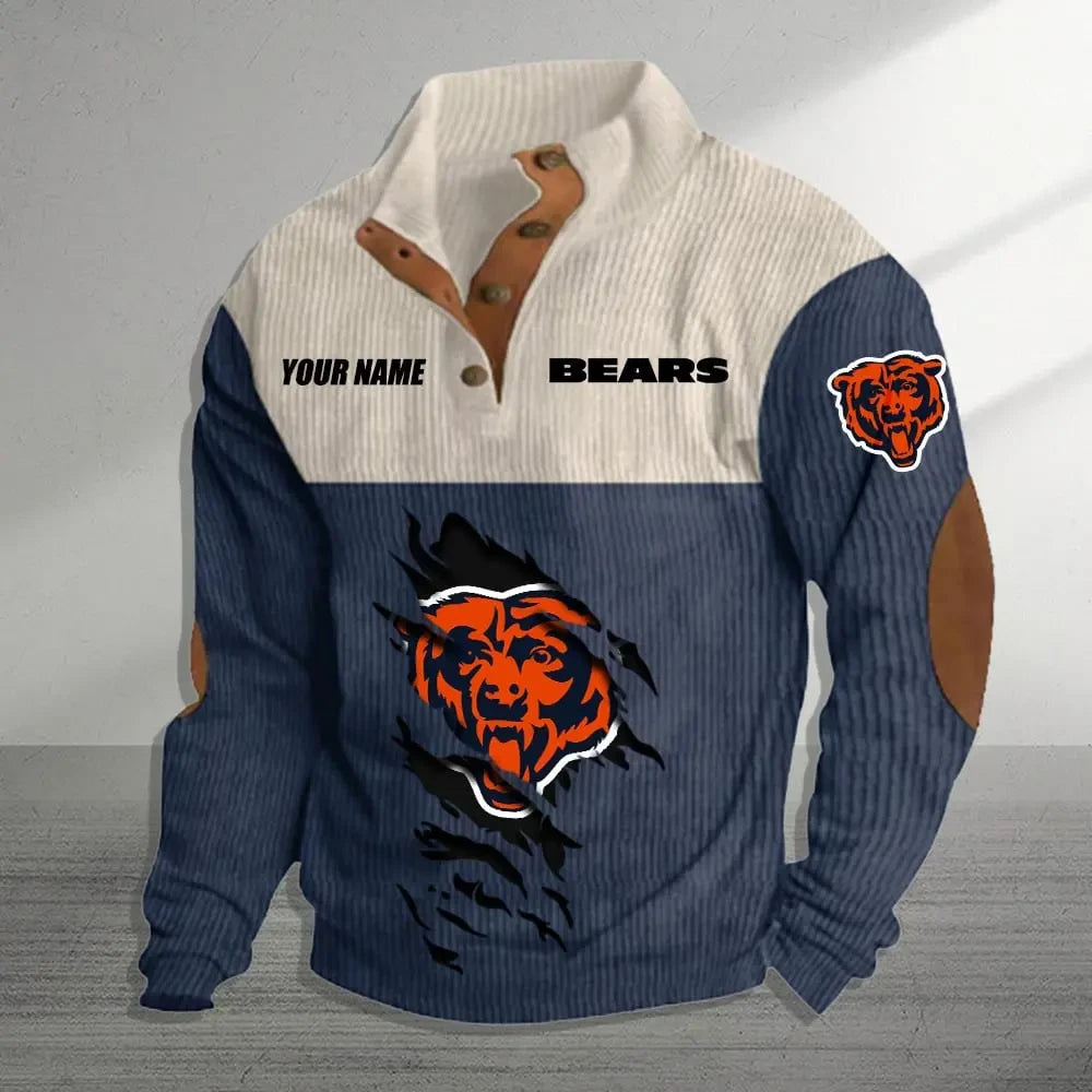 Chicago Bears Premium Personalized Game-Day Pullover S9DBSCH134