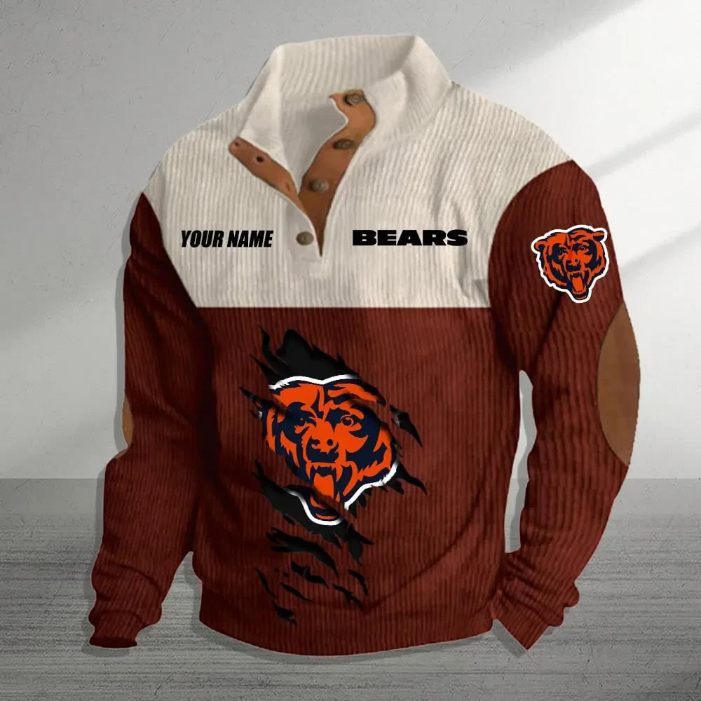 Chicago Bears Premium Personalized Game-Day Pullover S9DBSCH134