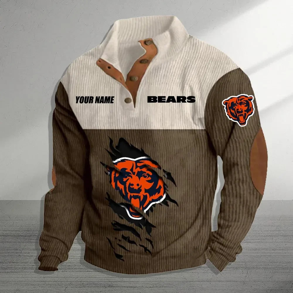 Chicago Bears Premium Personalized Game-Day Pullover S9DBSCH134