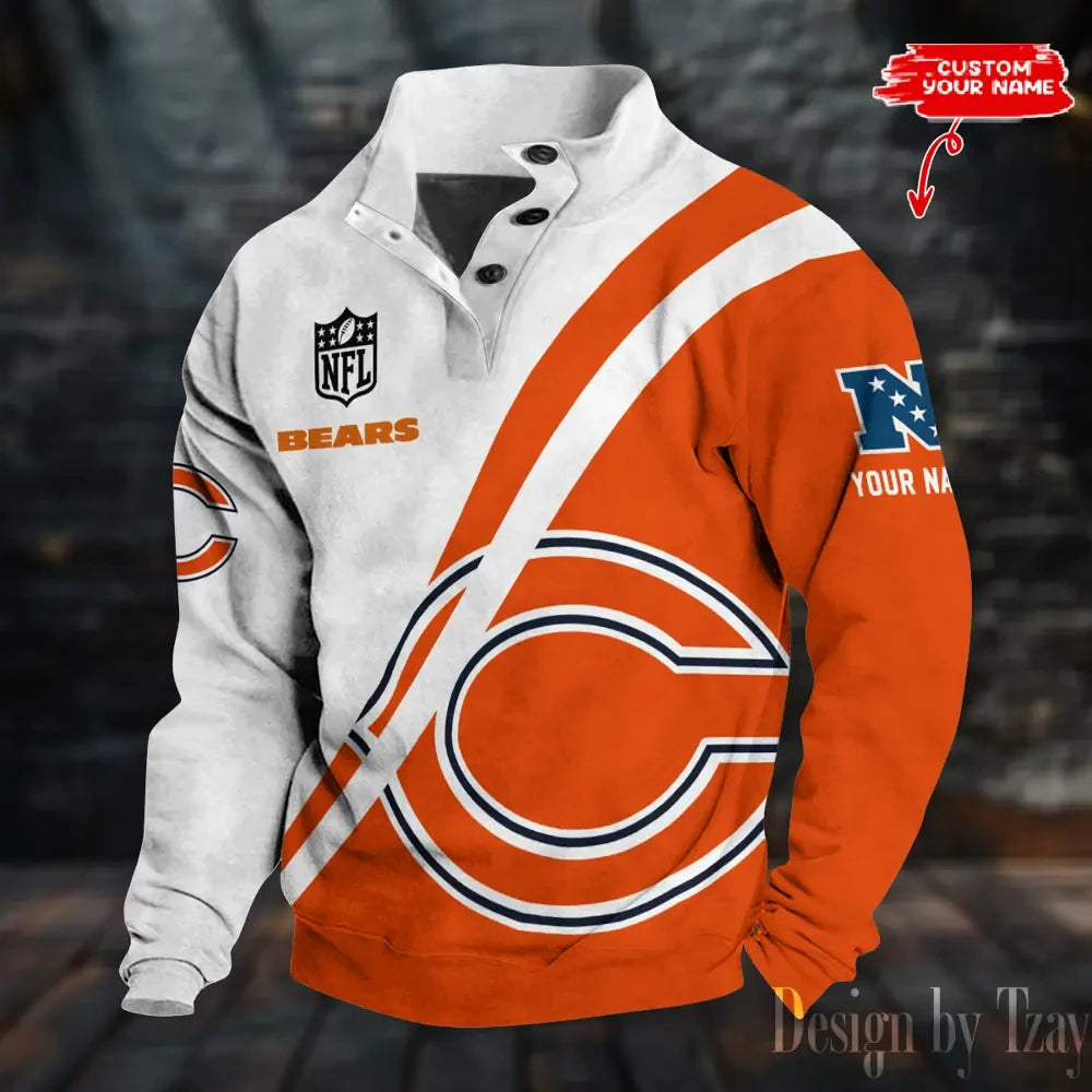 Chicago Bears Sports Print Sweatshirt S9DBSCH769