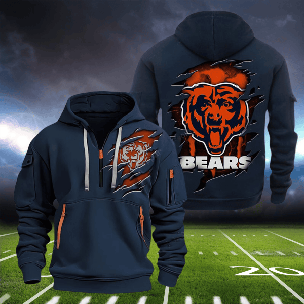 Chicago Bears Heavy Hoodie AZHEAVYHD005