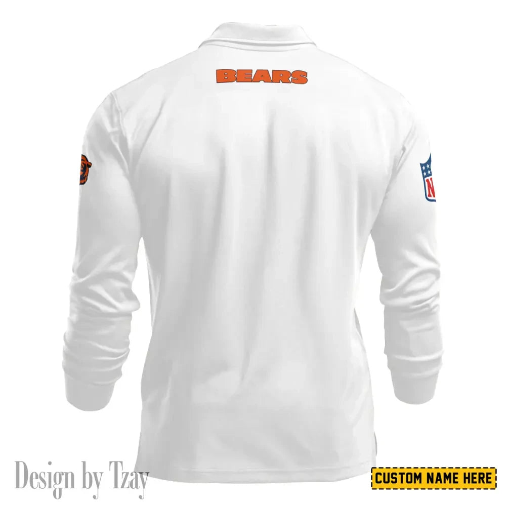 Chicago Bears Fashion Men's Business Long Sleeve T-Shirt SPTLSPS417