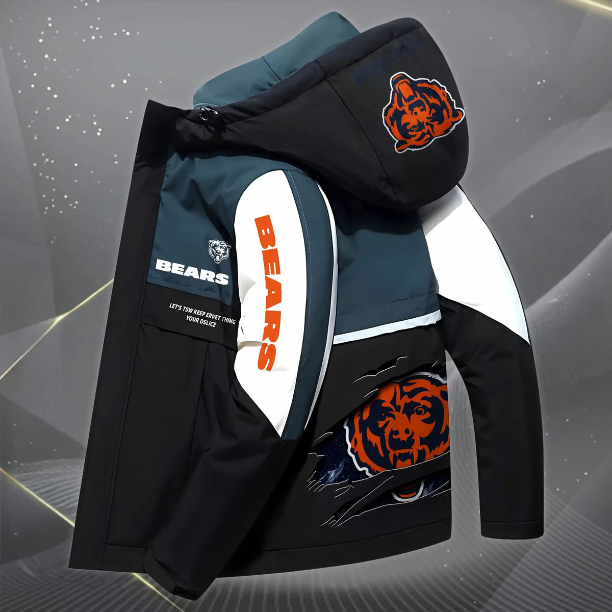 Chicago Bears Outdoor Windproof Jacket SPTOWPJK039