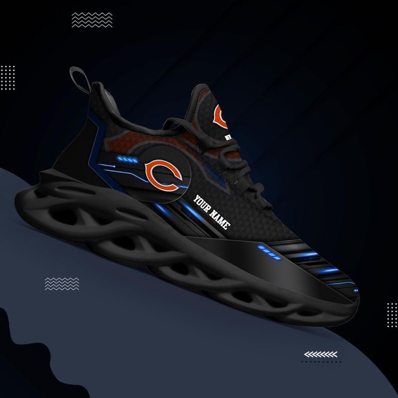 Chicago Bears Personalized Yezy Running Sneakers