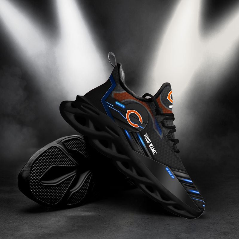 Chicago Bears Personalized Yezy Running Sneakers
