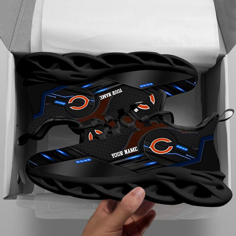 Chicago Bears Personalized Yezy Running Sneakers