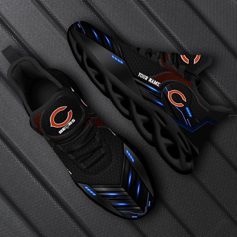 Chicago Bears Personalized Yezy Running Sneakers