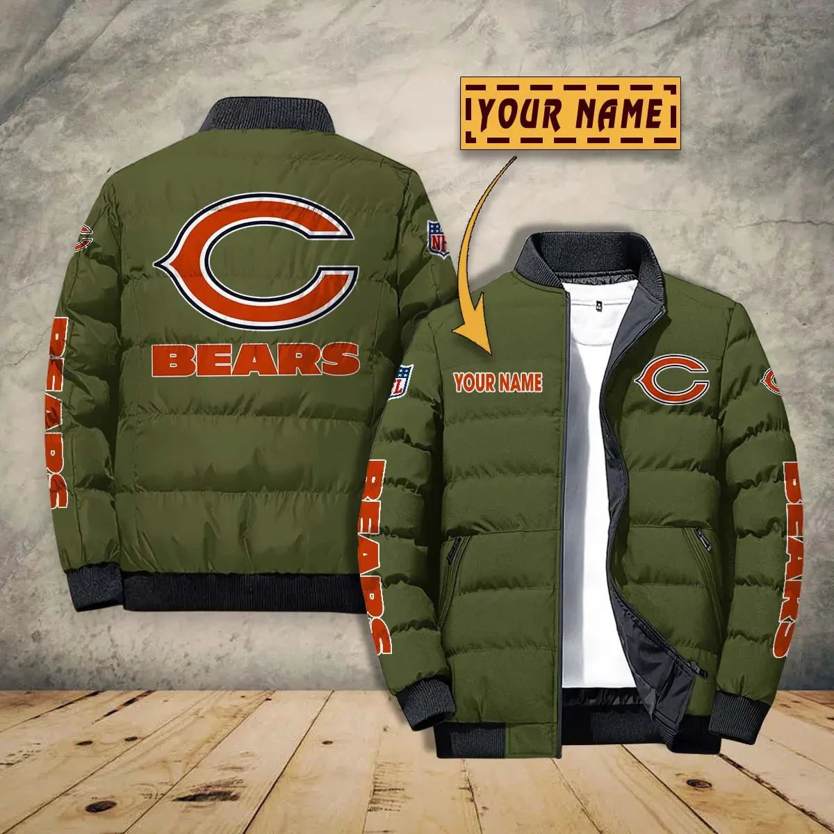 Chicago Bears PUJPJ099 Puffer Jacket