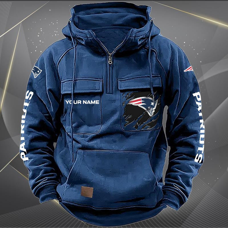 New England Patriots Vintage Men Hoodies DV5 AZVMHD053