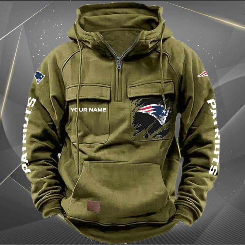 New England Patriots Vintage Men Hoodies DV5 AZVMHD053