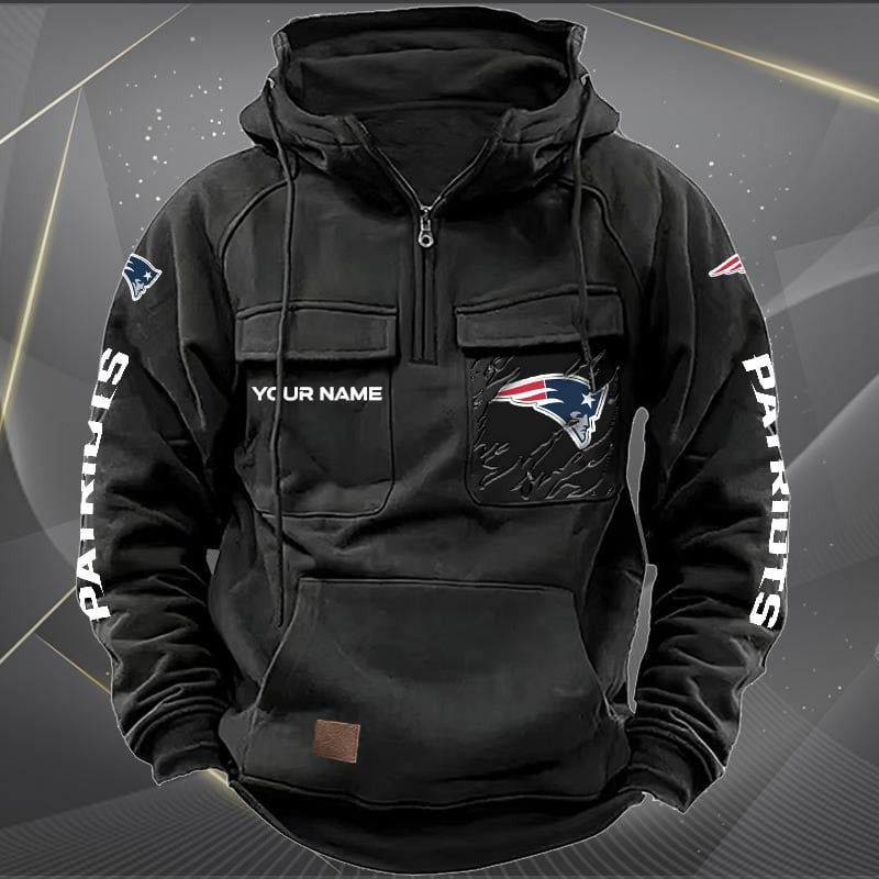 New England Patriots Vintage Men Hoodies DV5 AZVMHD053