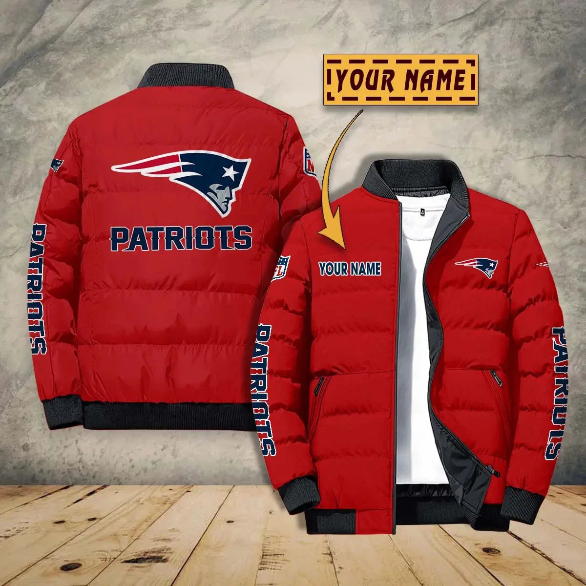 New England Patriots PUJPJ115 Puffer Jacket