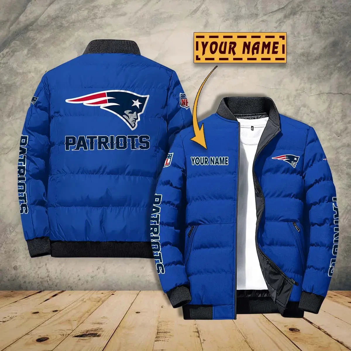 New England Patriots PUJPJ115 Puffer Jacket