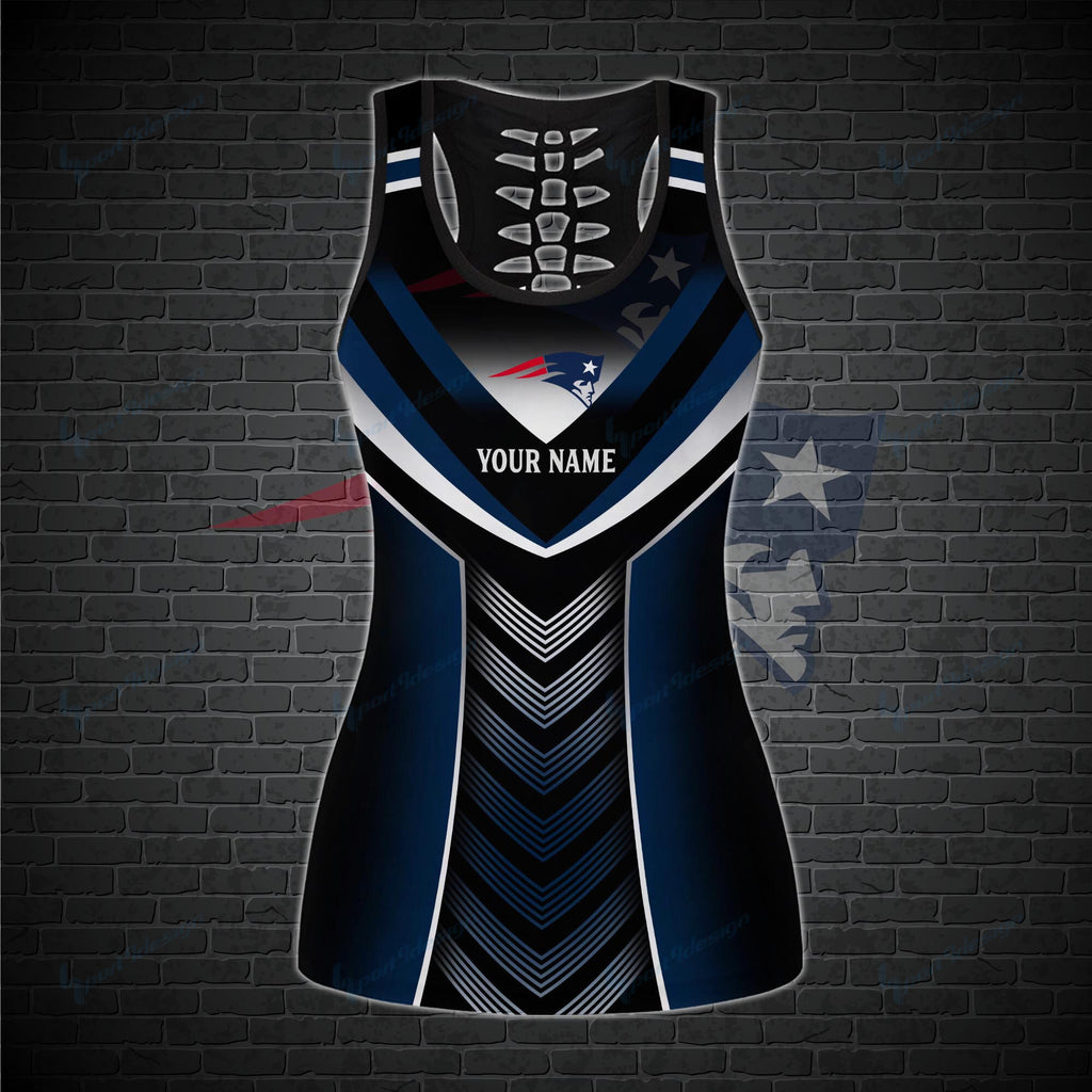 New England Patriots Personalized Leggings And Tank Top BG21