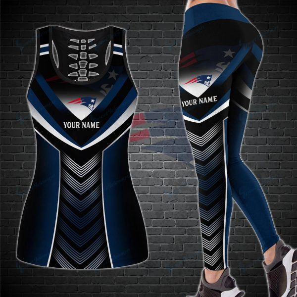 New England Patriots Personalized Leggings And Tank Top BG21