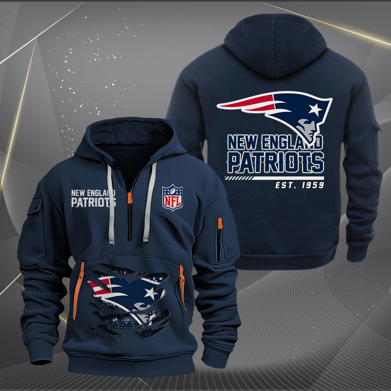 New England Patriots Heavy Hoodie AZHEAVYHD056