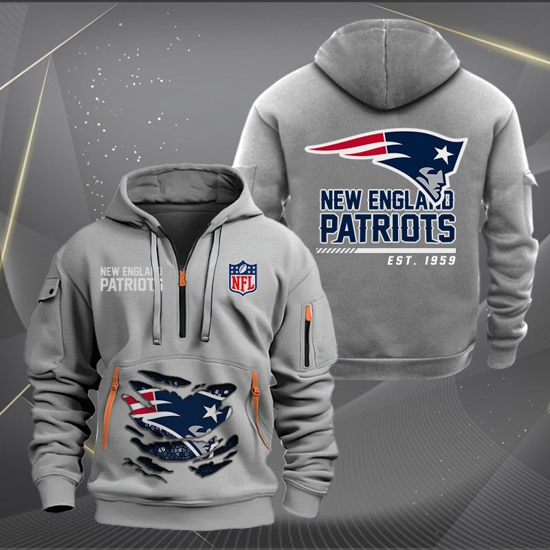 New England Patriots Heavy Hoodie AZHEAVYHD056