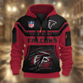 Atlanta Falcons DMHT2581 3D Half-zip Hoodie