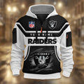 Las Vegas Raiders DMHT2374 3D Half-zip Hoodie