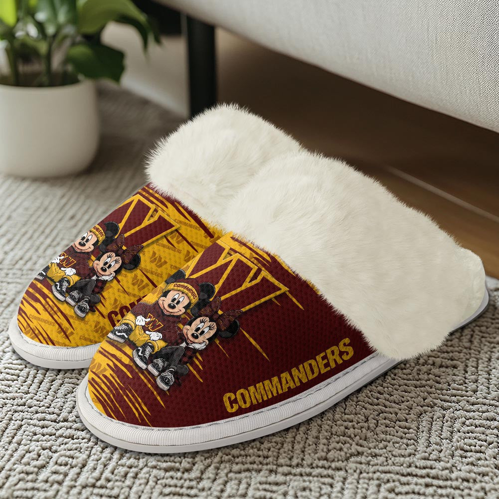 Washington Commanders DMHE3426 Cotton Slippers