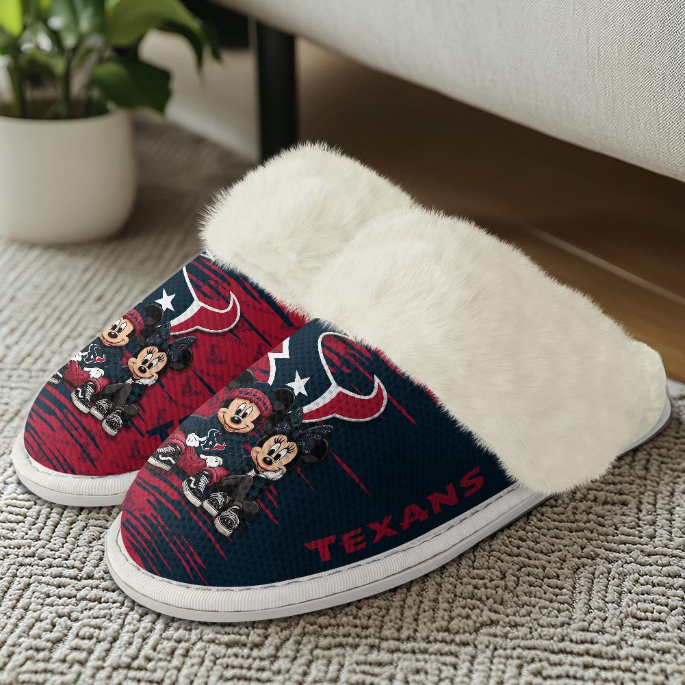 Houston Texans DMHE3407 Cotton Slippers
