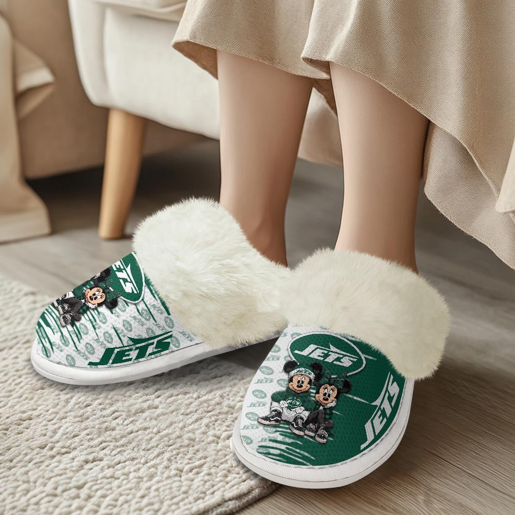 New York Jets DMHE3419 Cotton Slippers