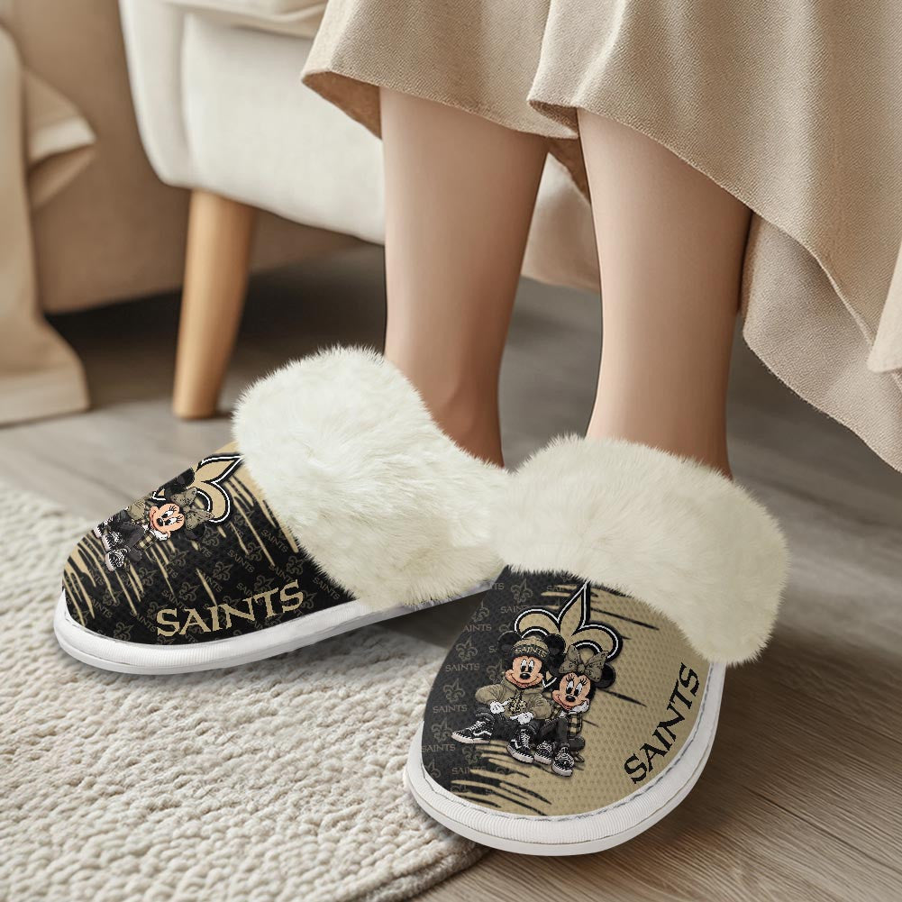 New Orleans Saints DMHE3417 Cotton Slippers
