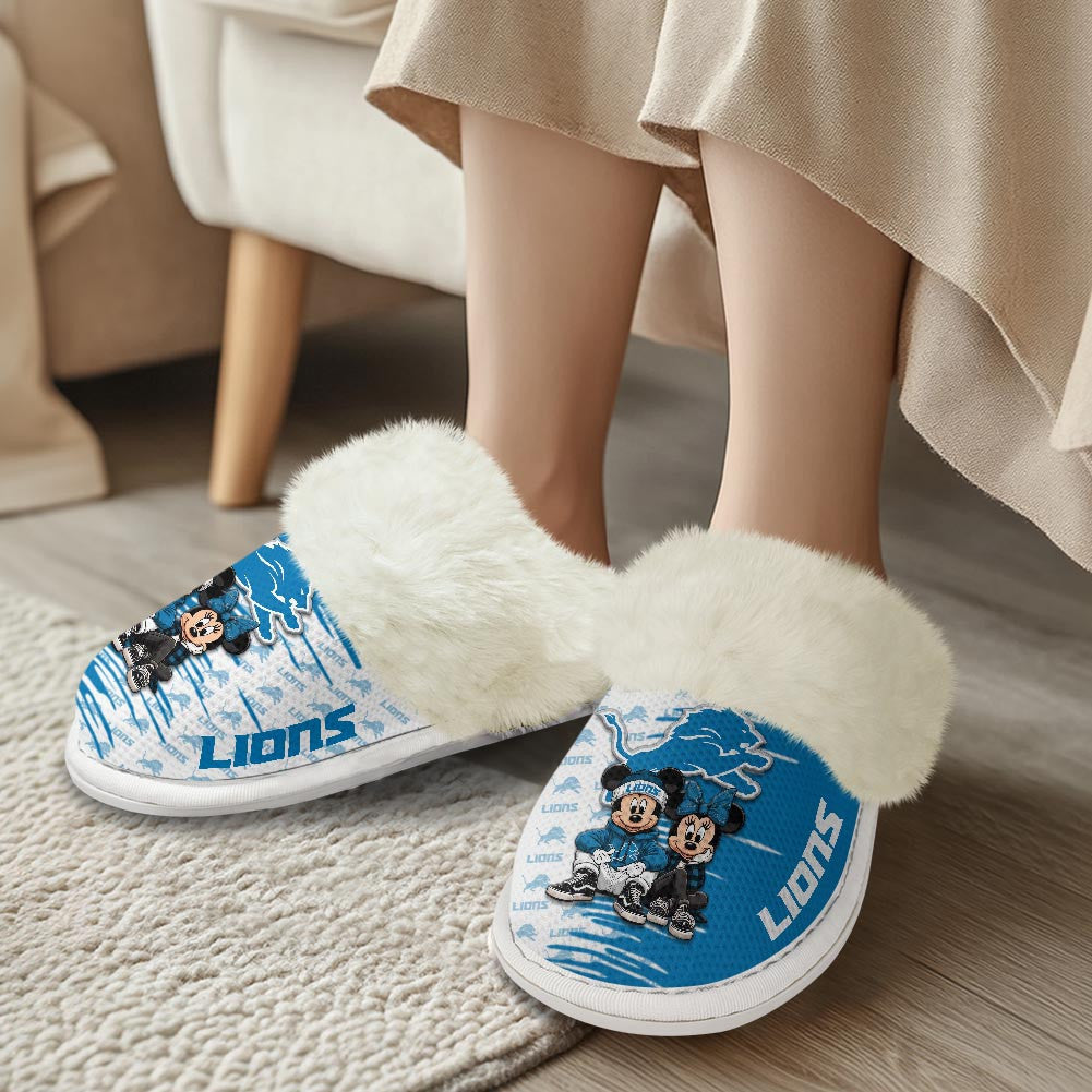 Detroit Lions DMHE3405 Cotton Slippers