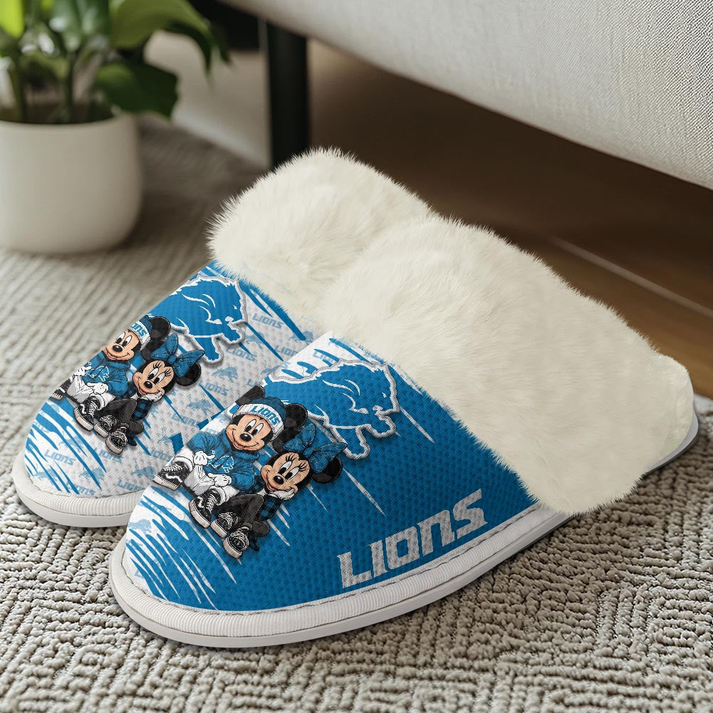 Detroit Lions DMHE3405 Cotton Slippers