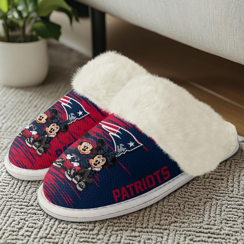 New England Patriots DMHE3416 Cotton Slippers
