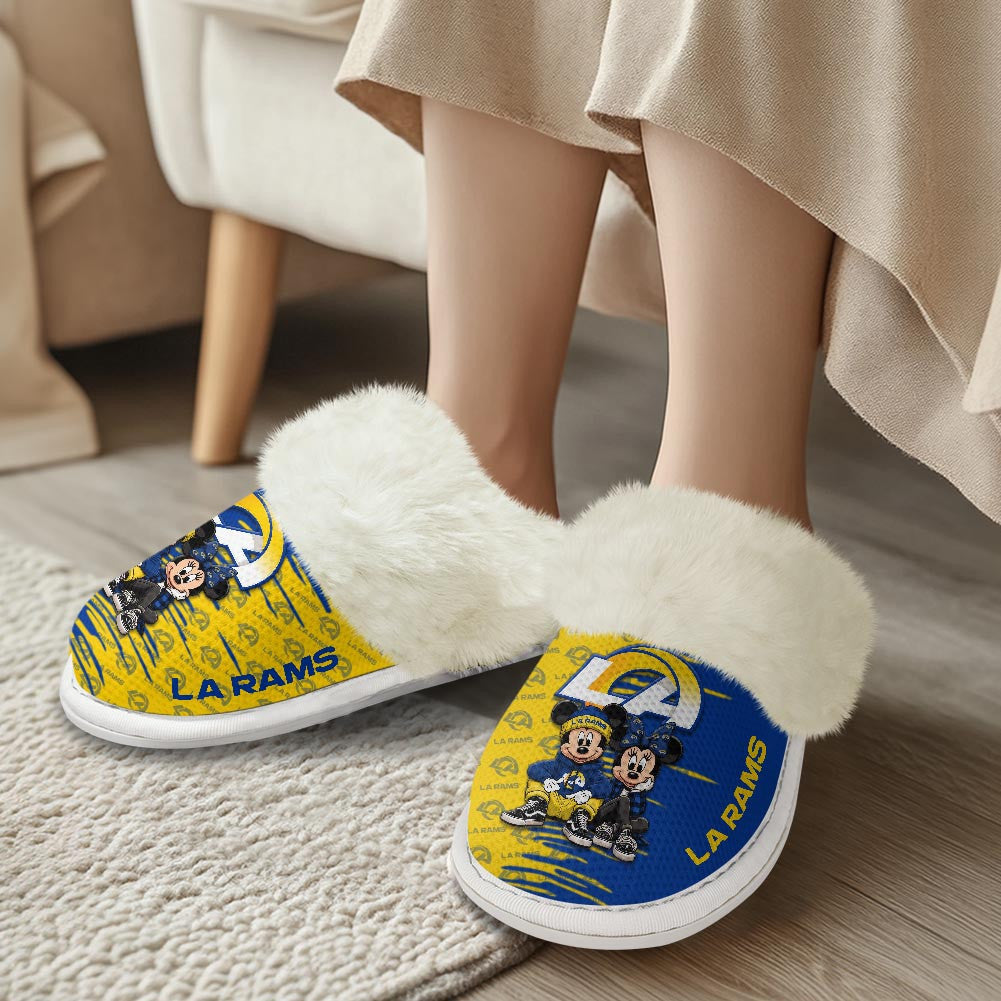 Los Angeles Rams DMHE3413 Cotton Slippers