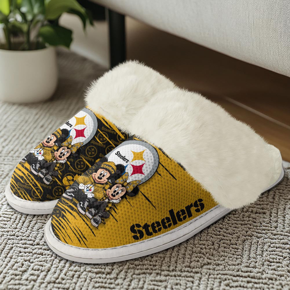 Pittsburgh Steelers DMHE3421 Cotton Slippers