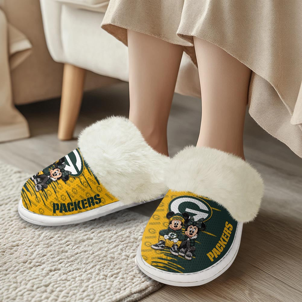 Green Bay Packers DMHE3406 Cotton Slippers