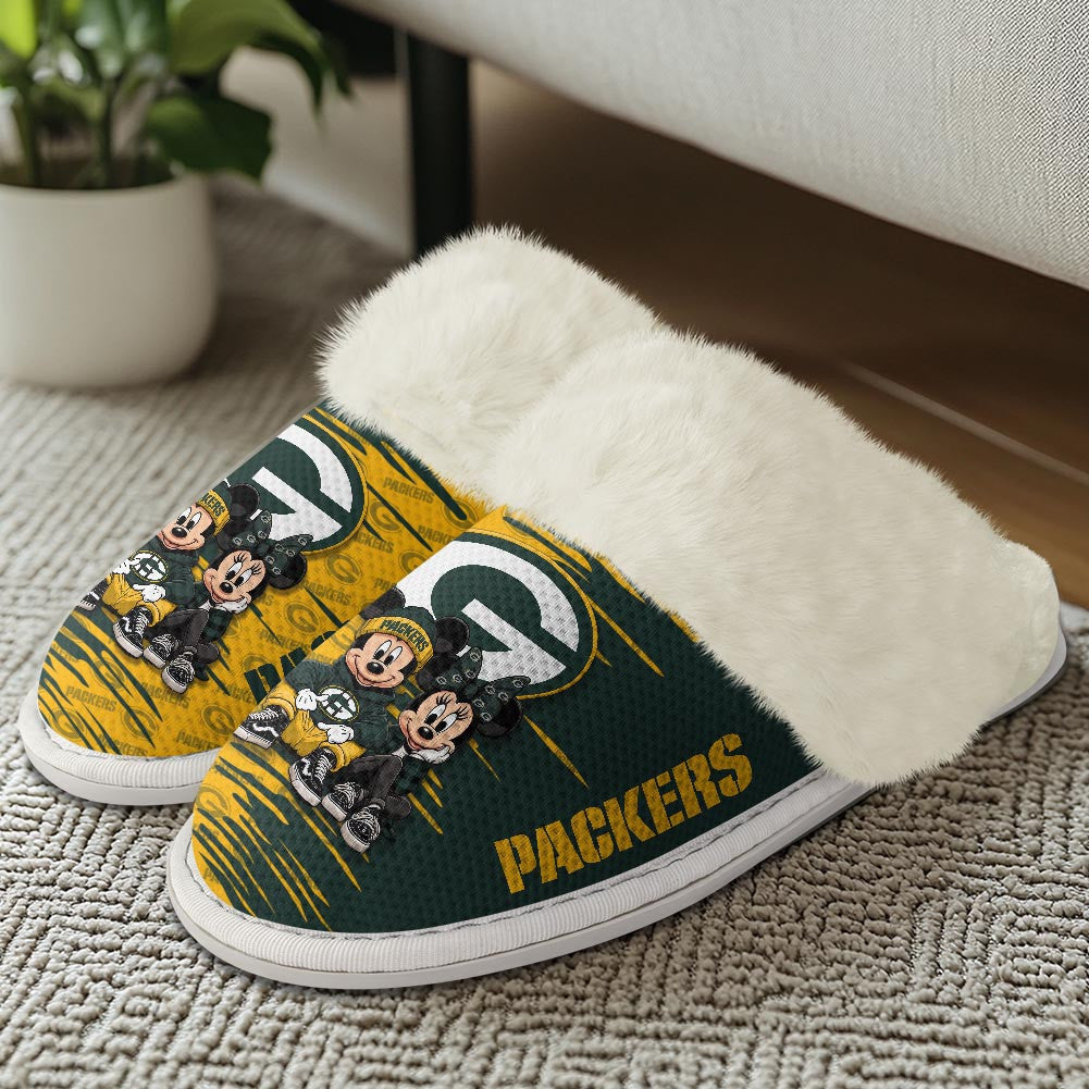 Green Bay Packers DMHE3406 Cotton Slippers
