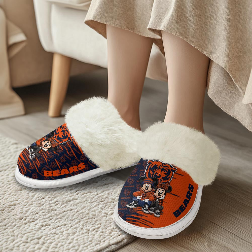 Chicago Bears DMHE3400 Cotton Slippers