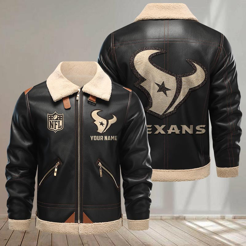 Houston Texans DMLK0402 Leather Jacket