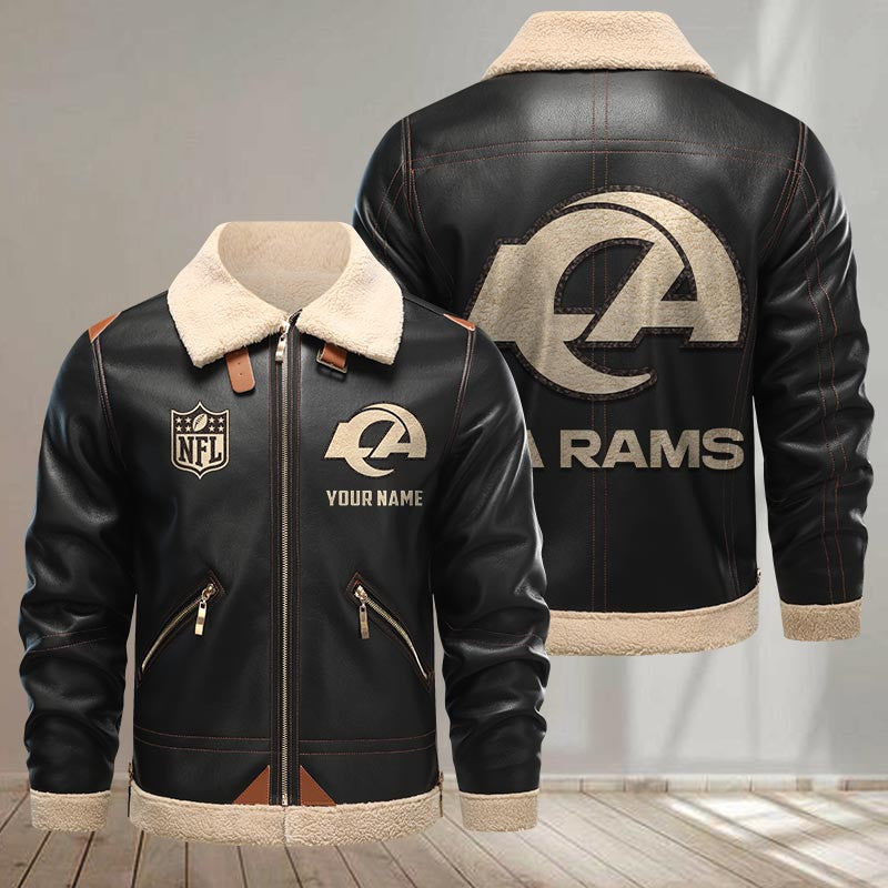 Los Angeles Rams DMLK0408 Leather Jacket