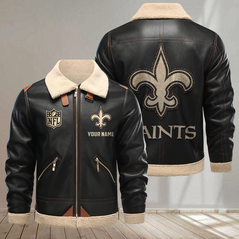 New Orleans Saints DMLK0412 Leather Jacket